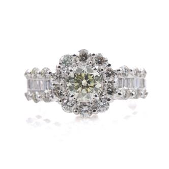 0.77ct Centre Diamond Ring