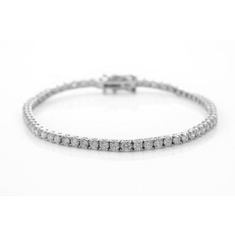 4.06ct Diamond Tennis Bracelet