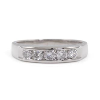 0.51ct Diamond Eternity Ring Platinum