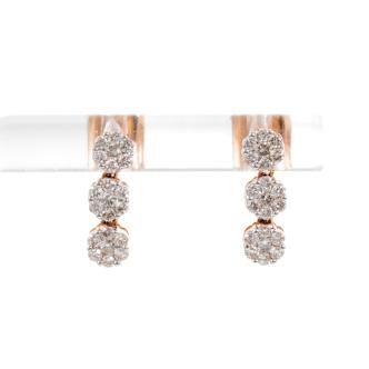 0.59ct Diamond Earrings