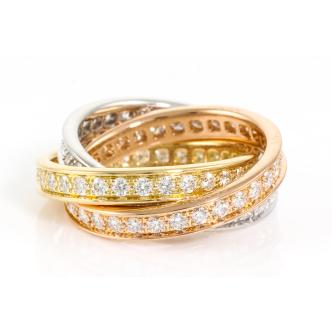 Cartier Trinity Diamond Ring