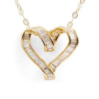 0.40ct Diamond Heart Pendant
