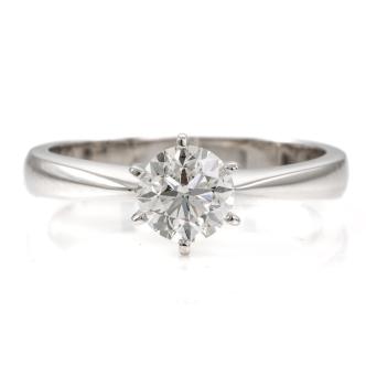 0.90ct Diamond Solitaire Ring GIA F SI1