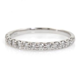 0.53ct Diamond Half Eternity Ring