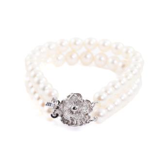 Akoya Pearl Double-row Bracelet