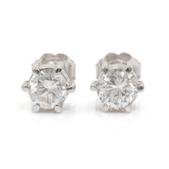 1.26ct Diamond Stud Earrings