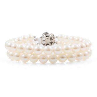 Akoya Pearl Double-row Bracelet