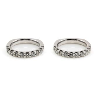 Set of 2 Matching Eternity Rings