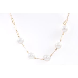 Akoya Pearl Necklace, 7.0-6.5mm