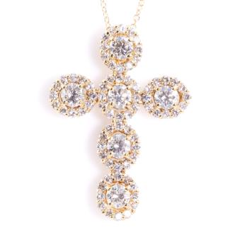 2.00ct Diamond Cross Pendant