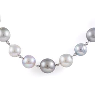 10.2mm -7.1mm Cultured Pearl Necklace