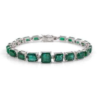 18.30ct Emerald and Diamond Bracelet