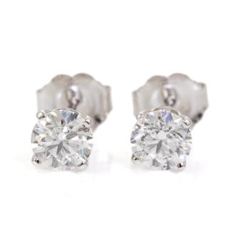 0.92ct Diamond Studs GIA D VS1