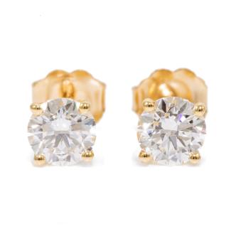 1.09ct Diamond Studs GIA D VS1