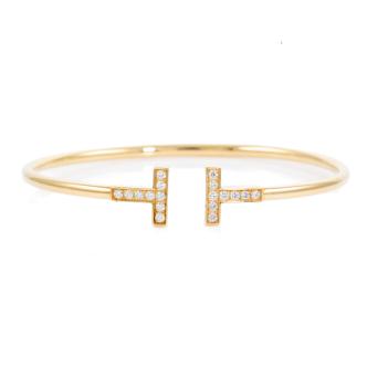 Tiffany & Co. T Wire Diamond Bangle