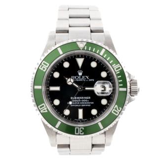 Rolex Submariner Kermit Watch 16610LV