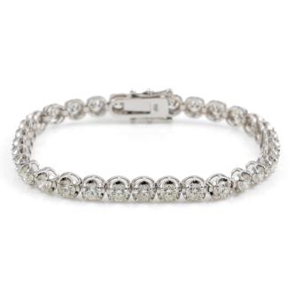 7.87ct Diamond Tennis Bracelet