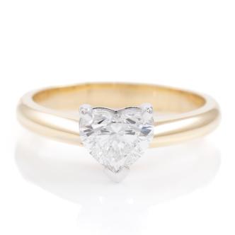 1.01ct Diamond Solitaire Ring GIA E VS2