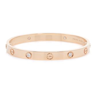 Cartier Love Bracelet, 4 Diamonds