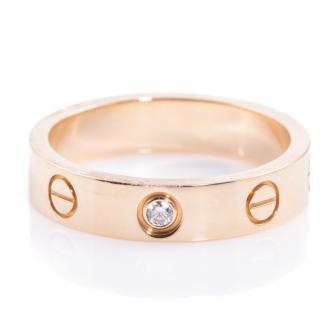 Cartier Love Wedding Band with Diamond