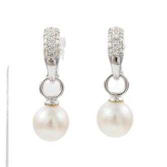 Pearl and Diamod Earrings