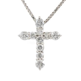 1.00ct Diamond Cross Pendant