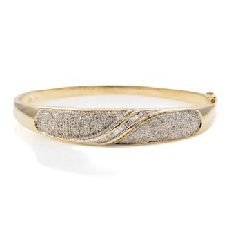 0.68ct Diamond Bangle
