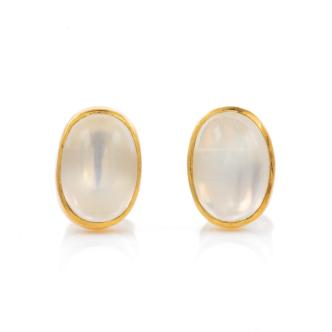4.20ct Moonstone Stud Earrings
