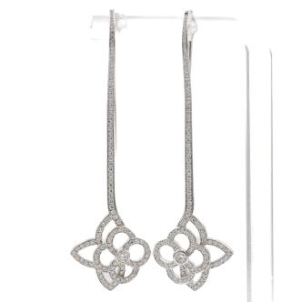 Louis Vuitton Diamond Earrings