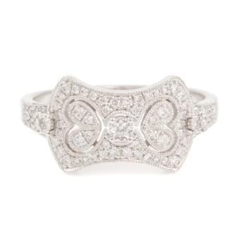 Diamond Dress Ring 18ct White Gold