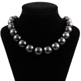 Tahitian Pearl & Diamond Necklace