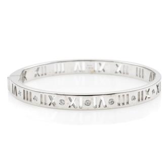 Tiffany & Co Atlas Diamond Bangle