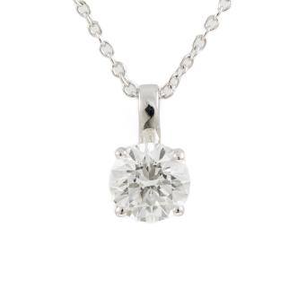 0.70ct Diamond Pendant GIA F VS1