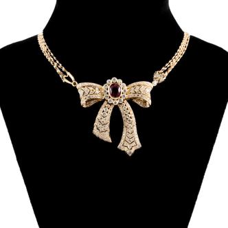 1.20ct Ruby and Diamond Pendant/Brooch