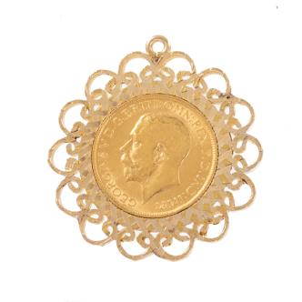 9ct & 22ct Gold Coin King George 17g