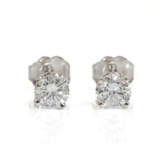 0.83ct Diamond Studs GIA D VS1