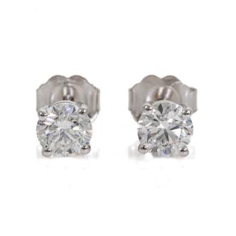 0.90ct Diamond Studs GIA D-E VS1