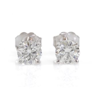 1.14ct Diamond Studs GIA F SI1