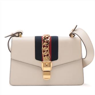 Gucci Sylvie Leather Shoulder Bag