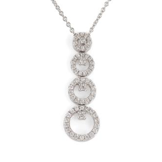 0.32ct Diamond Dress Pendant