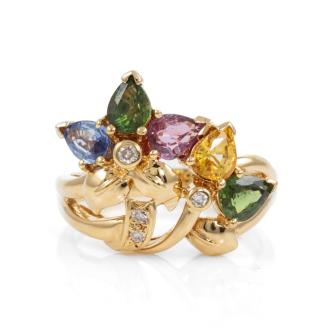 1.94ct Sapphire & Diamond Ring