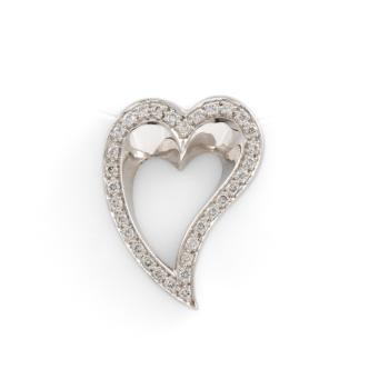 0.64ct Diamond Heart Pendant