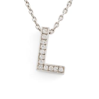 0.23ct Diamond L Pendant