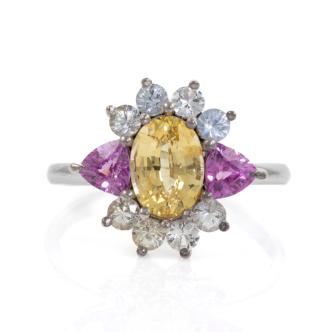 2.63ct Unheated Ceylon Sapphire Ring