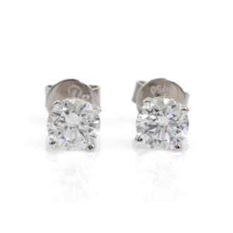 1.08ct Diamonds Studs GIA D VVS1