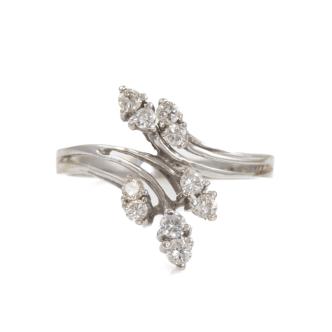 0.28ct Diamond Cluster Ring