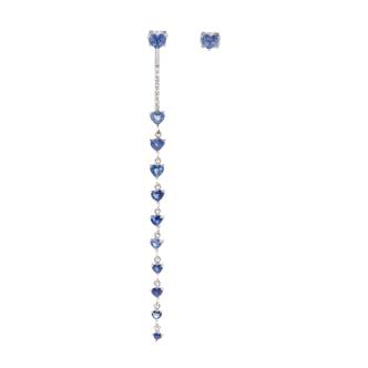 3.69ct Unheated Ceylon Sapphire Earrings