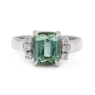 3.05ct Tourmaline & Diamond Ring