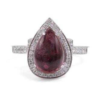 2.75ct Tourmaline and Diamond Ring