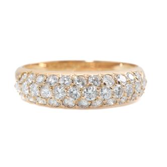 Van Cleef & Arpels Diamond Bombe Ring
